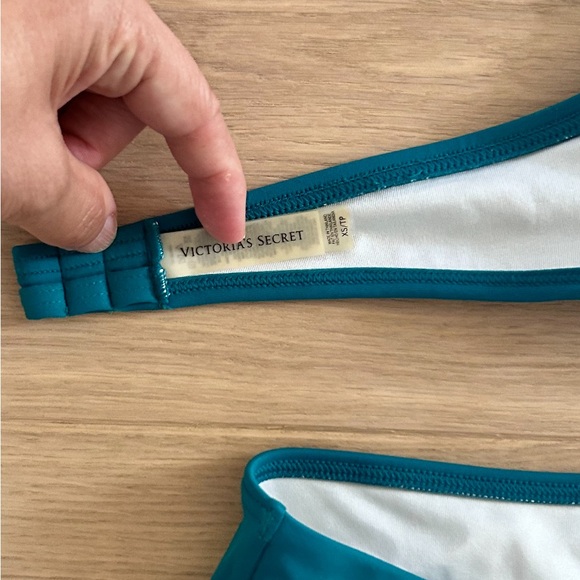 Victoria’s Secret, Swim bikini top and bottom, Emerald Green, Size S/XS - Picture 6 of 9